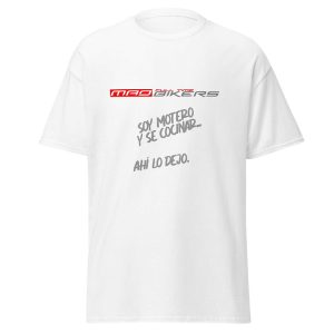 Camiseta Soy Motero y se Cocinar
